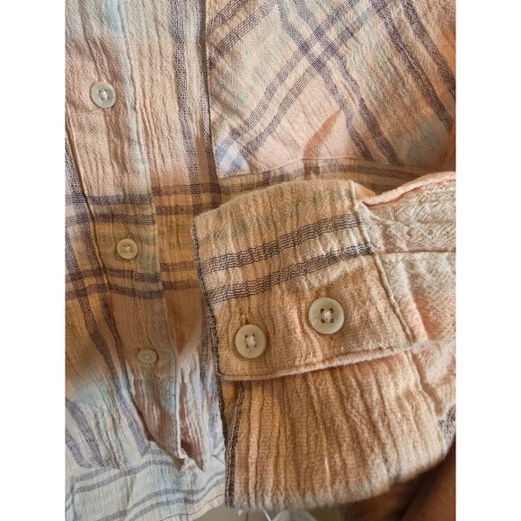 Free People cropped button up top women's size XS - Picture 5 of 10